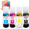 Dye Ink Bottle Replacement with EPSON Printer (B/C/Y/M)  ET-2720 ET-4700 280ml