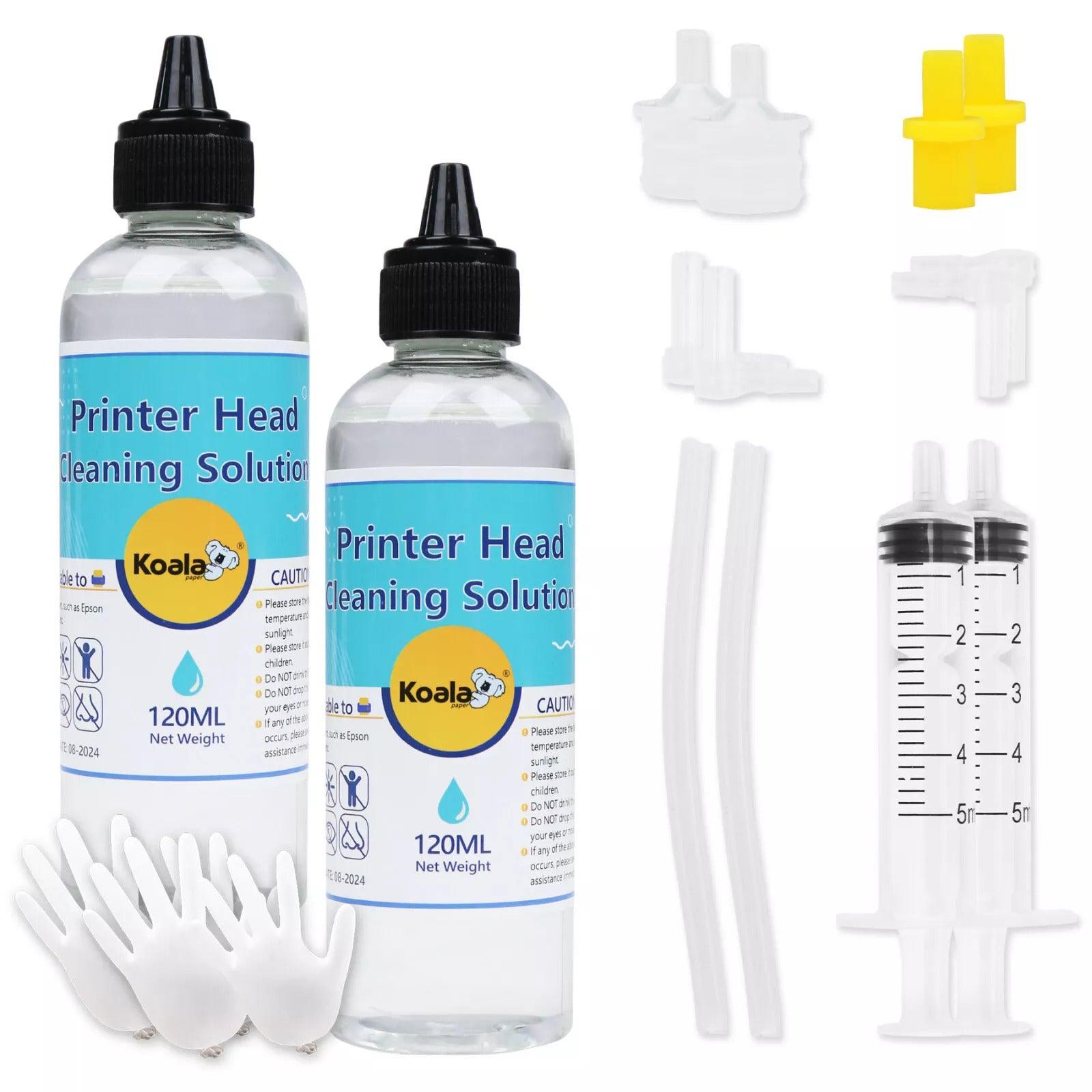 Any Printer Cleaning Kit 240ML Unlock Print Head Nozzle Cleaner Solution - A-SUB