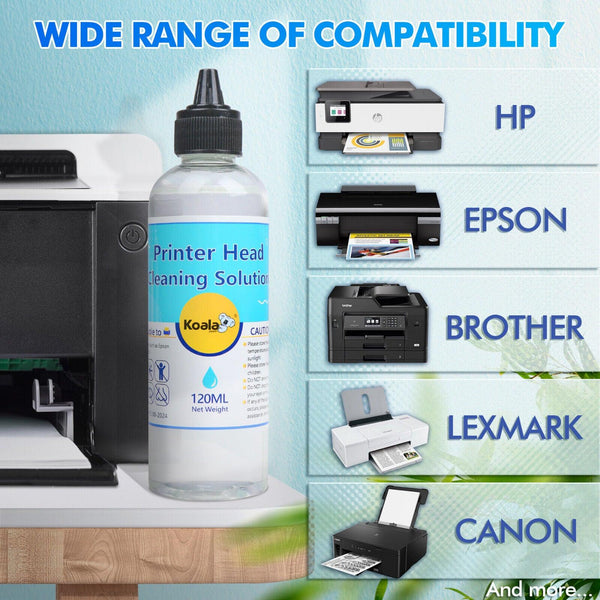 Any Printer Cleaning Kit 240ML Unlock Print Head Nozzle Cleaner Solution - A-SUB
