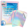 Holographic Vinyl Sticker Paper for Inkjet Printers 8.5x11 Inches