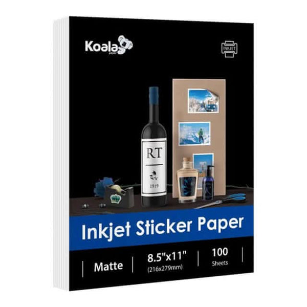Matte Sticker Paper Projects A-SUB Photo Sticker Paper – High-Quality Printable Stickers for Crafts ...