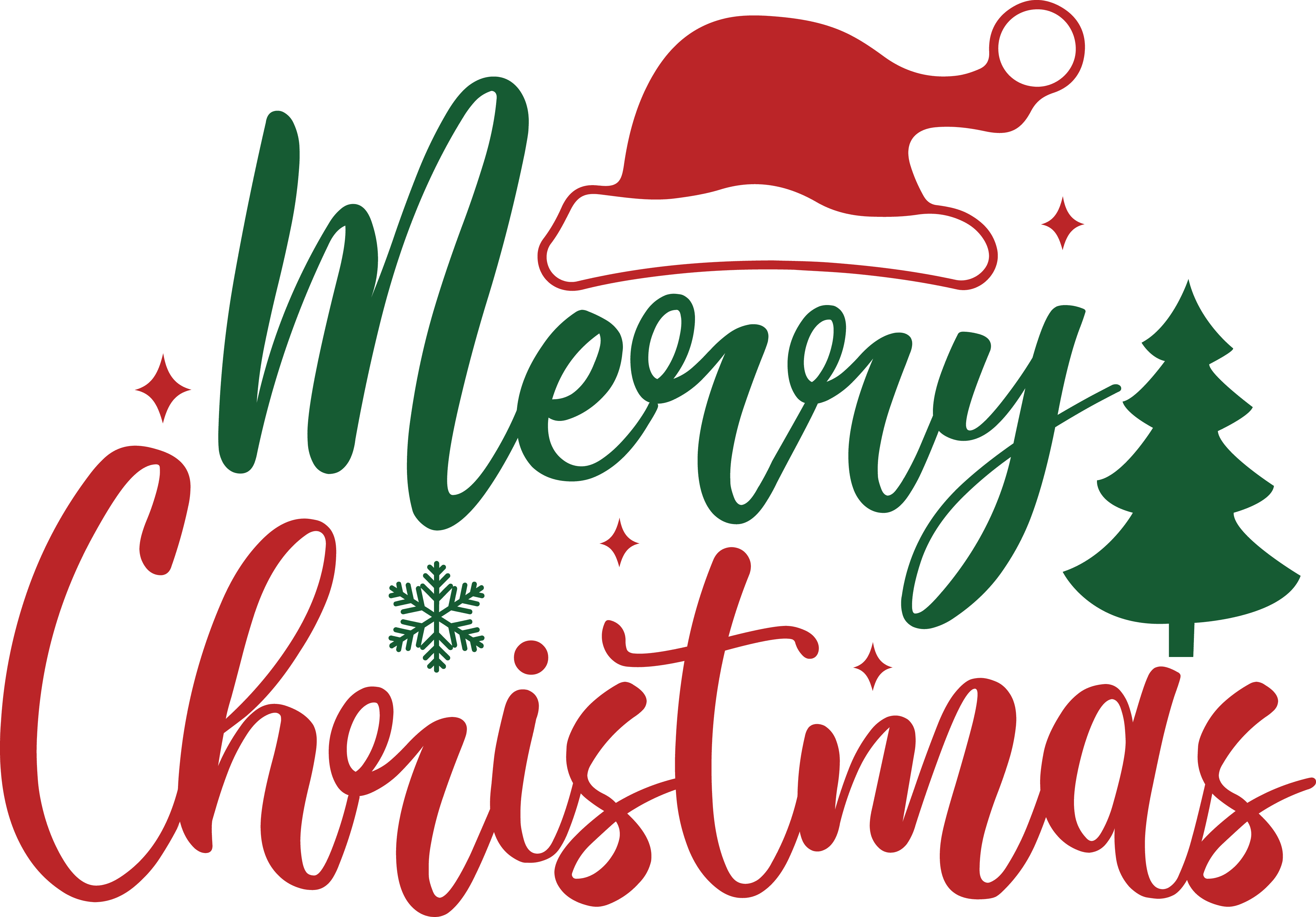 Merry Christmas SVG - A-SUB
