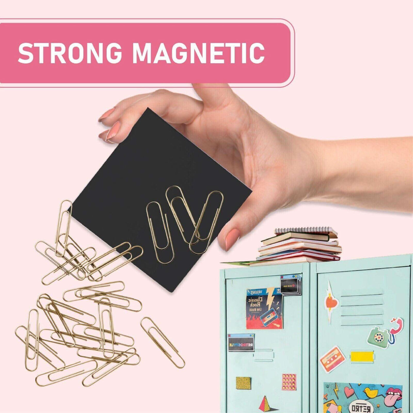 Printable Glossy Magnetic Sheets for Inkjet Printers - 8.5"x11" (12 Sheets)