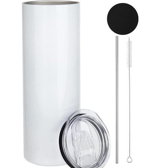 A-SUB 20 OZ Sublimation Tumbler with Black Coaster - A-SUB