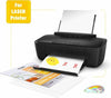 Waterproof  Clear Vinyl Sticker Paper for Laser Printer 20 Sheets