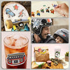 Waterproof  Glossy Vinyl Sticker Paper for Laser Printer 10 Sheets