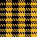  Yellow-Black Buffalo Plaid