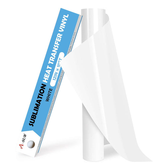 A-SUB Sublimation Vinyl for Light&Dark Cotton Shirts 12"X 10FT - A-SUB