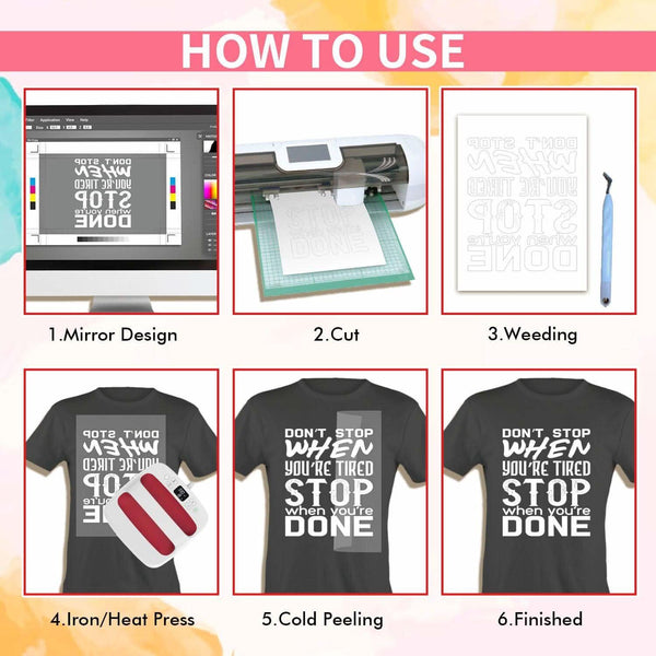 A-SUB Metallic Heat Transfer Vinyl 12*8ft