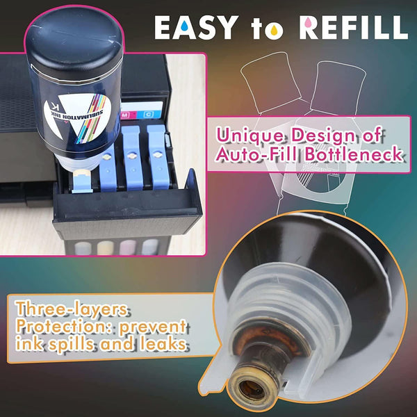 Epson F170 Sublimation Ink 560ML T49M Sublimation Ink For Epson Surecolor F170 F570 T49M1 T49M2 T49M3 T49M4 Hiipoo Sublimation Ink