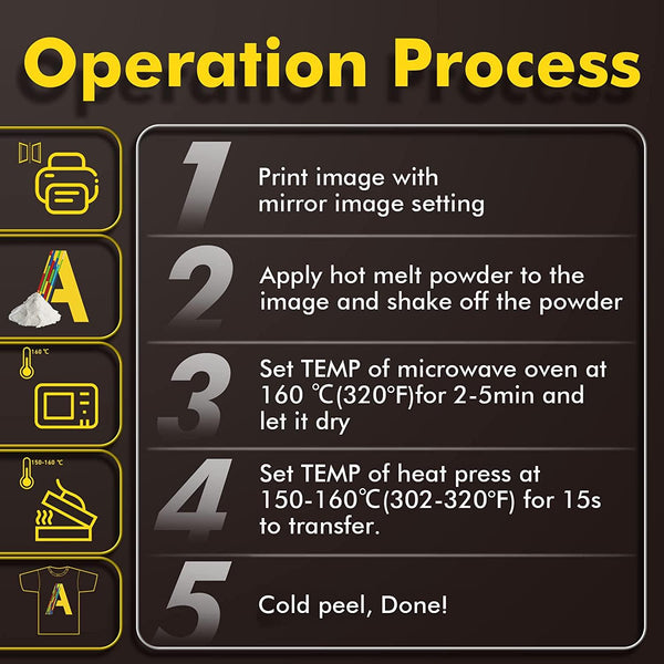 DTF VS Sublimation on 100% Cotton with DTF Film Sheets