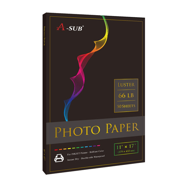 A-SUB 11"x17" Luster  66lb Premium Photo Paper