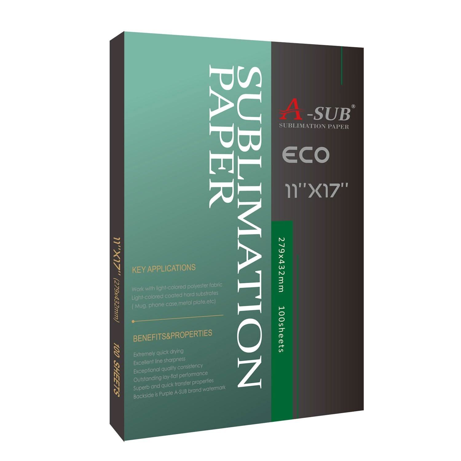 11" x17" ECO Sublimation Paper 100 sheets