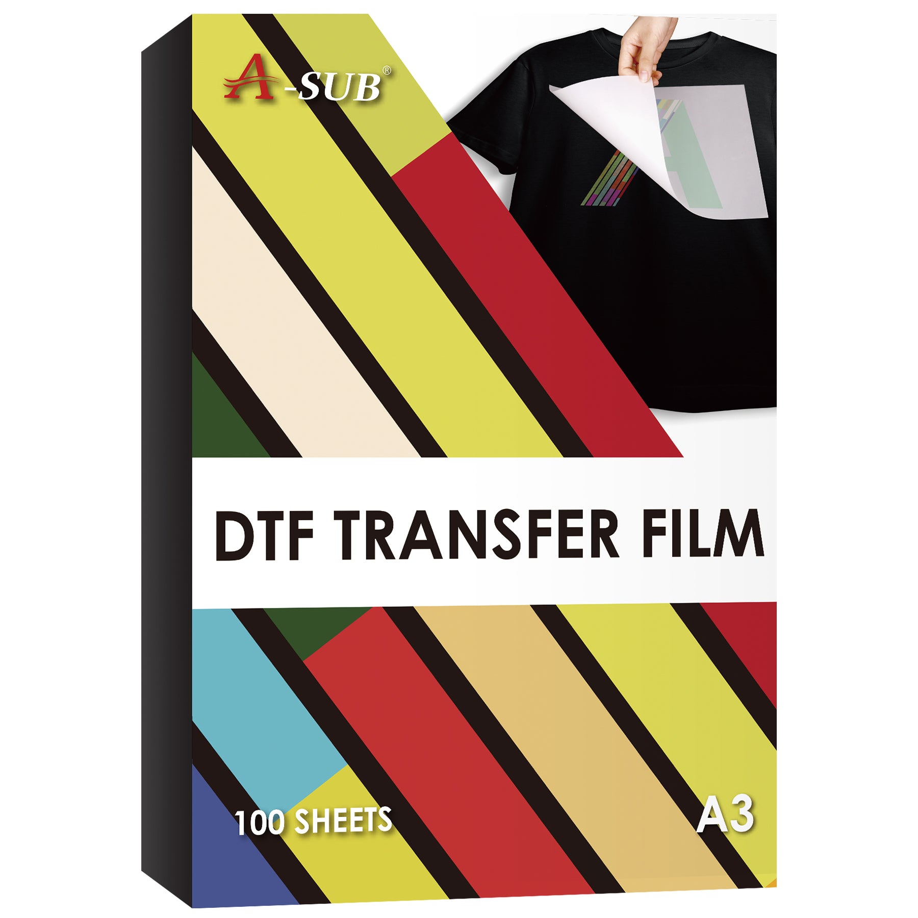 ASUB DTF Transfer Film  A3 100 Sheets
