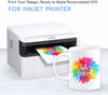 A-SUB Clear Waterslide Decal Paper Clear for Inkjet Printer 20 Sheets 8.5x11 - A-SUB